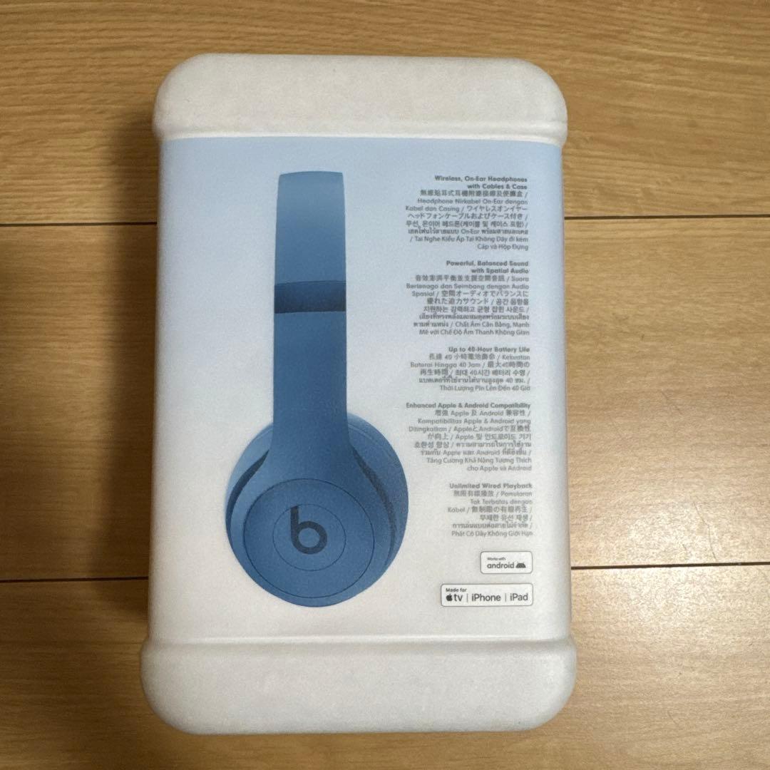 Beats Solo 4 ワイヤレスヘッドフォン ブルー