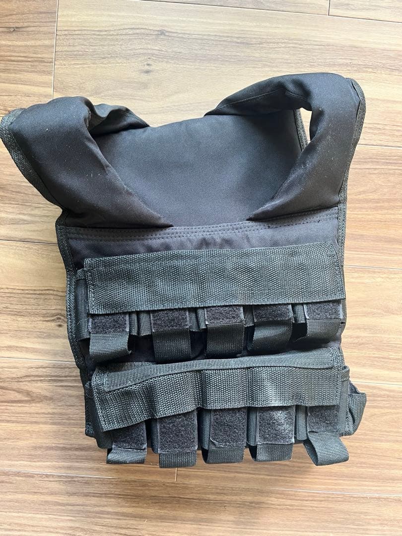 【期間中値下げ】H&Yo ウエイトベスト ウエイトブロック20kg付 筋トレ用