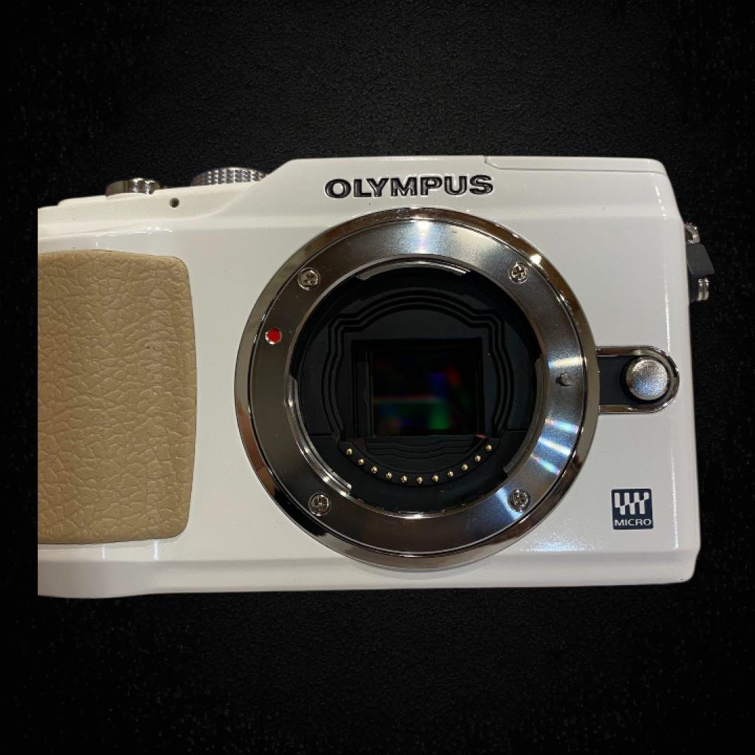 美品✨OLYMPUS PEN E-PL2 ダブルレンズキット ホワイトカラー