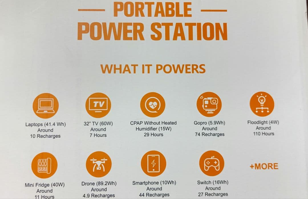 新品 EBL ポータブル電源 500W 30Ah/444wh