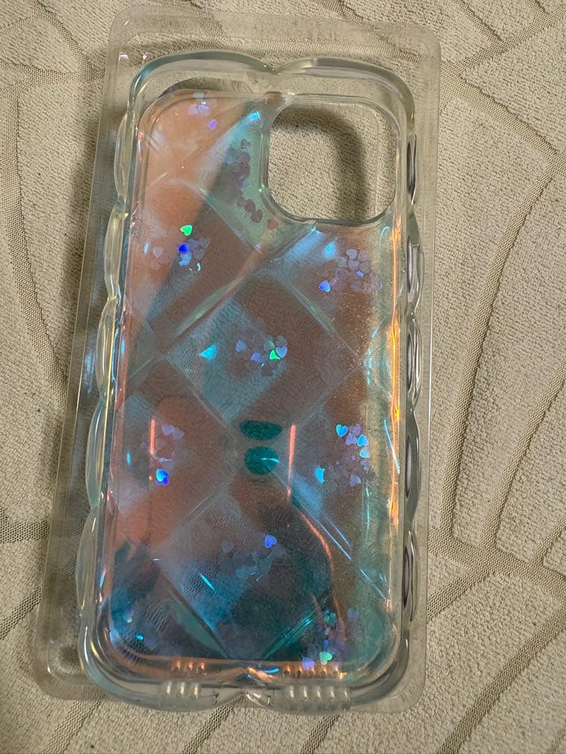銀*河様 クリアキルティングケース iPhone13 スマホケース　モバイル