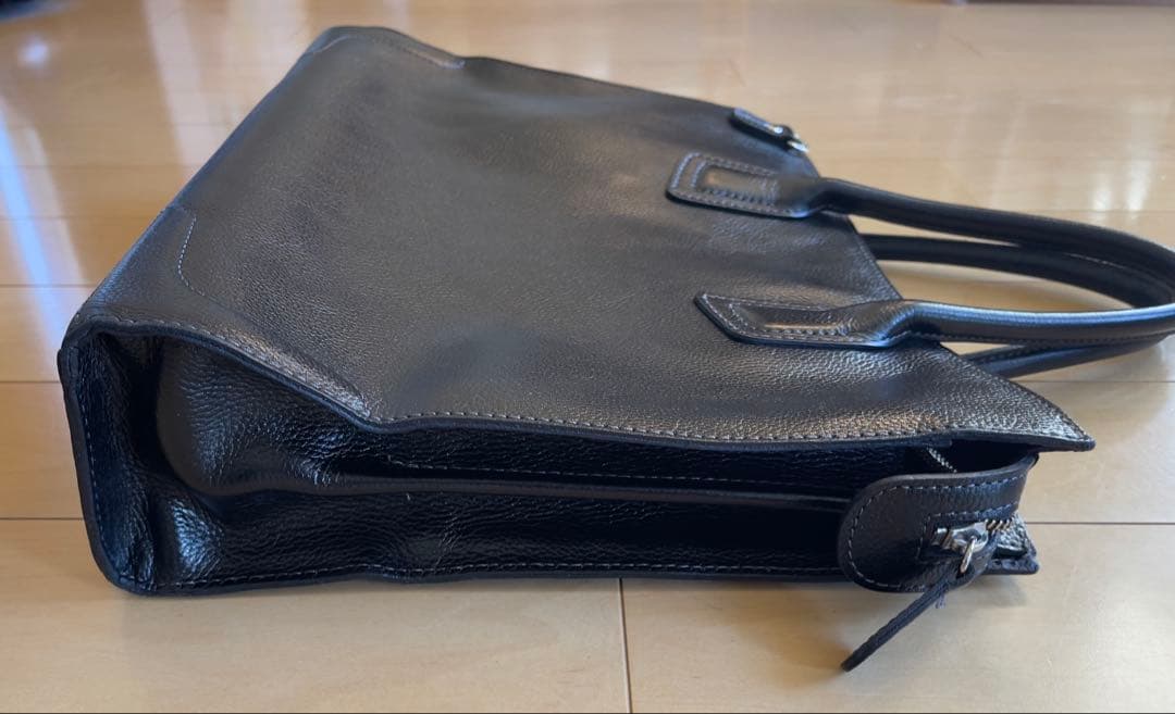 【極美品】SOMES（ソメス）ビジネスバッグ 黒　本革　シンプルトート