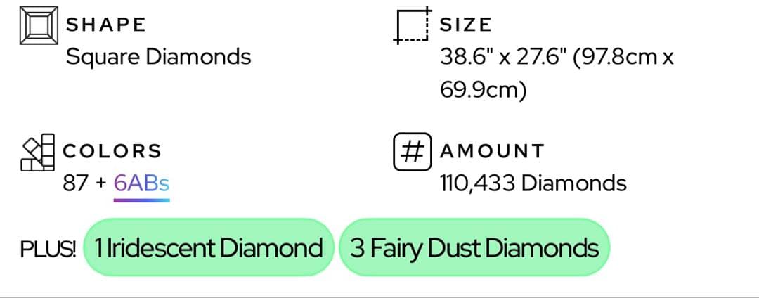 ちとさん専用★ダイヤモンドアートクラブ DAC Mystery Kit #86