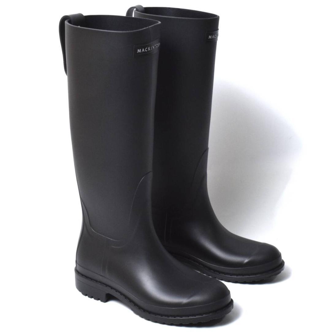 訳あり未使用 MACKINTOSH WISTON レインブーツ 36 ブラック