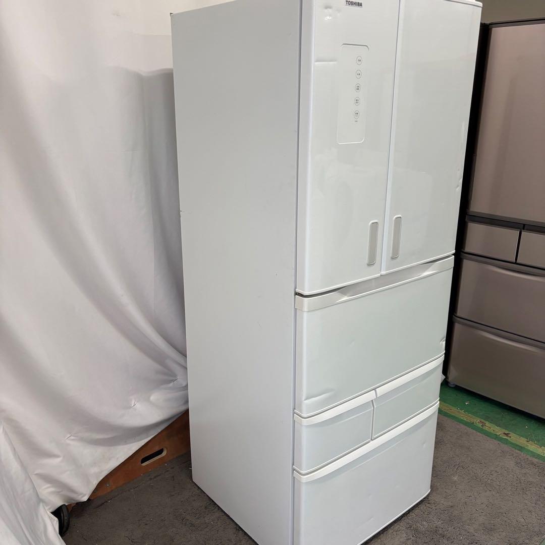813❤️冷蔵庫　東芝　大型　400-500ℓ　中古　安い　設置無料　フレンチドア