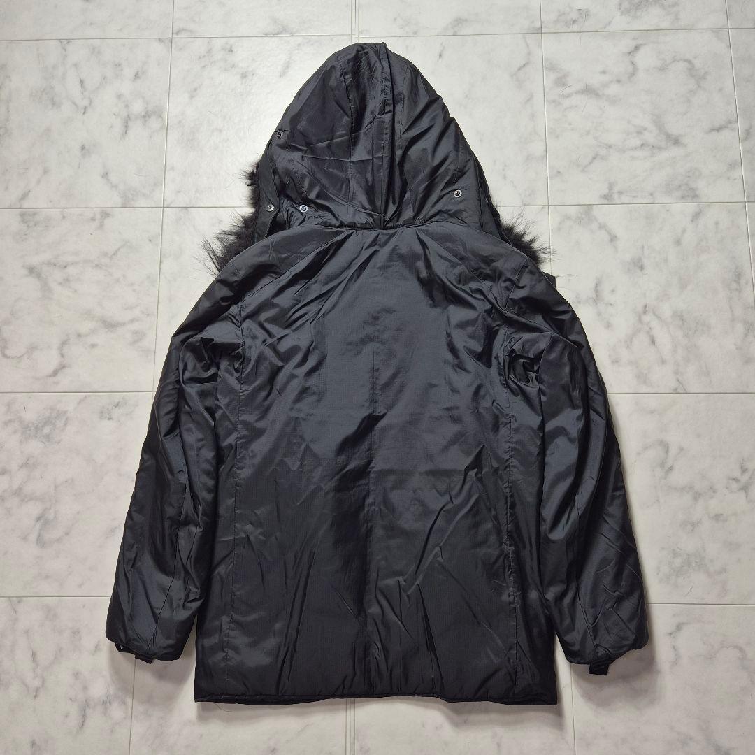 ラッドミュージシャン 2WAY モッズコート コヨーテファー ライナー 44 黒