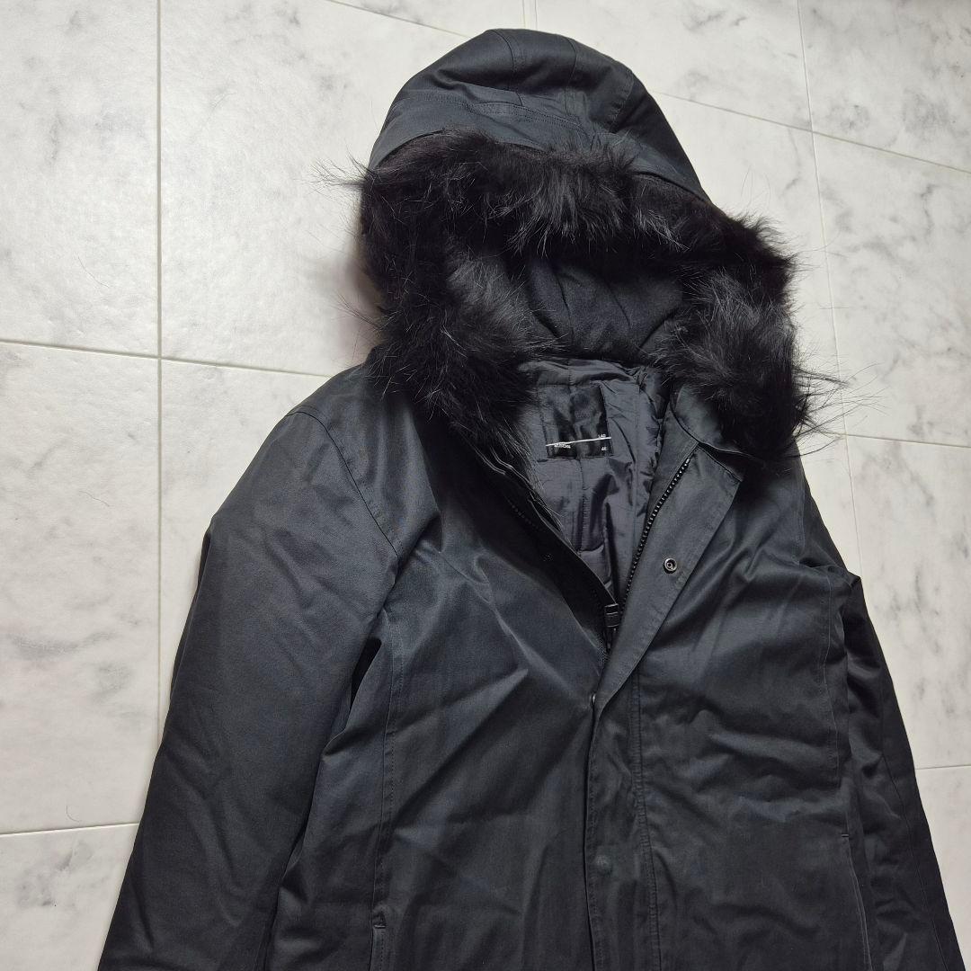 ラッドミュージシャン 2WAY モッズコート コヨーテファー ライナー 44 黒