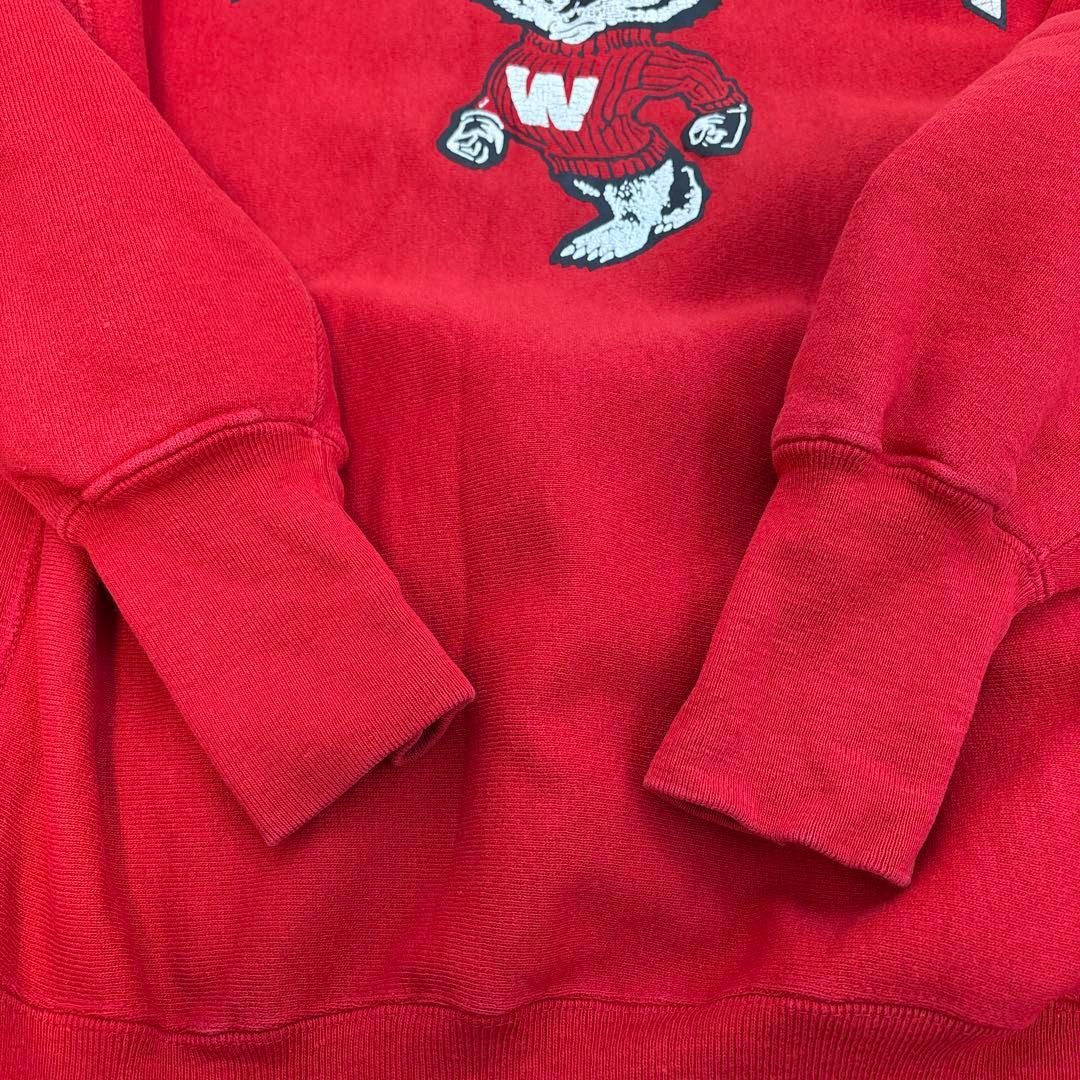 日*和様 【美品】90s チャンピオン　リバースウィーブ　XL 赤 レッド