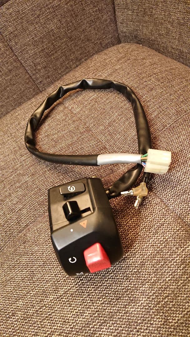 【新車外し】マグザム 左右スイッチBOX ハーネス付