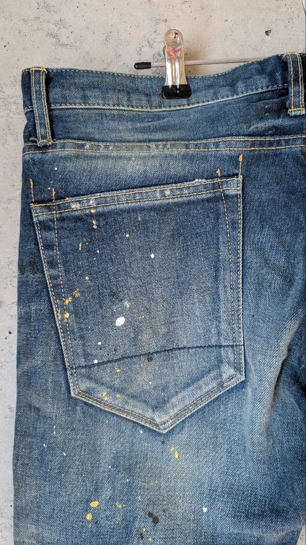 32インチ OVERDESIGN ダメージ スキニー デニム オーバーデザイン