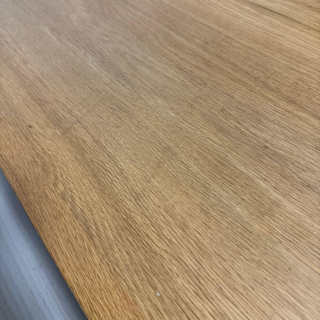 無印良品　オーク材　デスクのみ　勉強机　引き出し付き