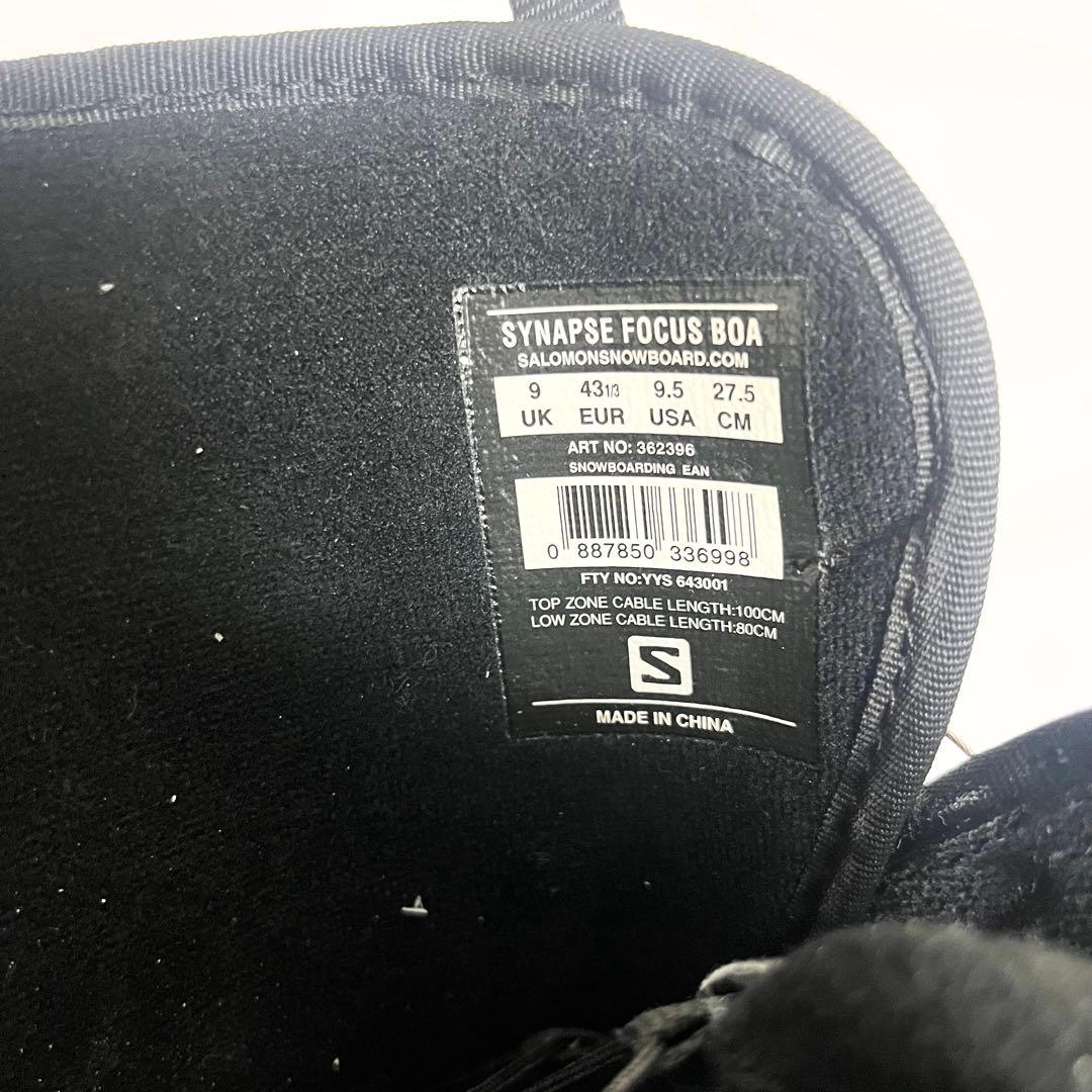 サロモン　スノボブーツ　SALOMON SYNAPSE FOCUS WBOA