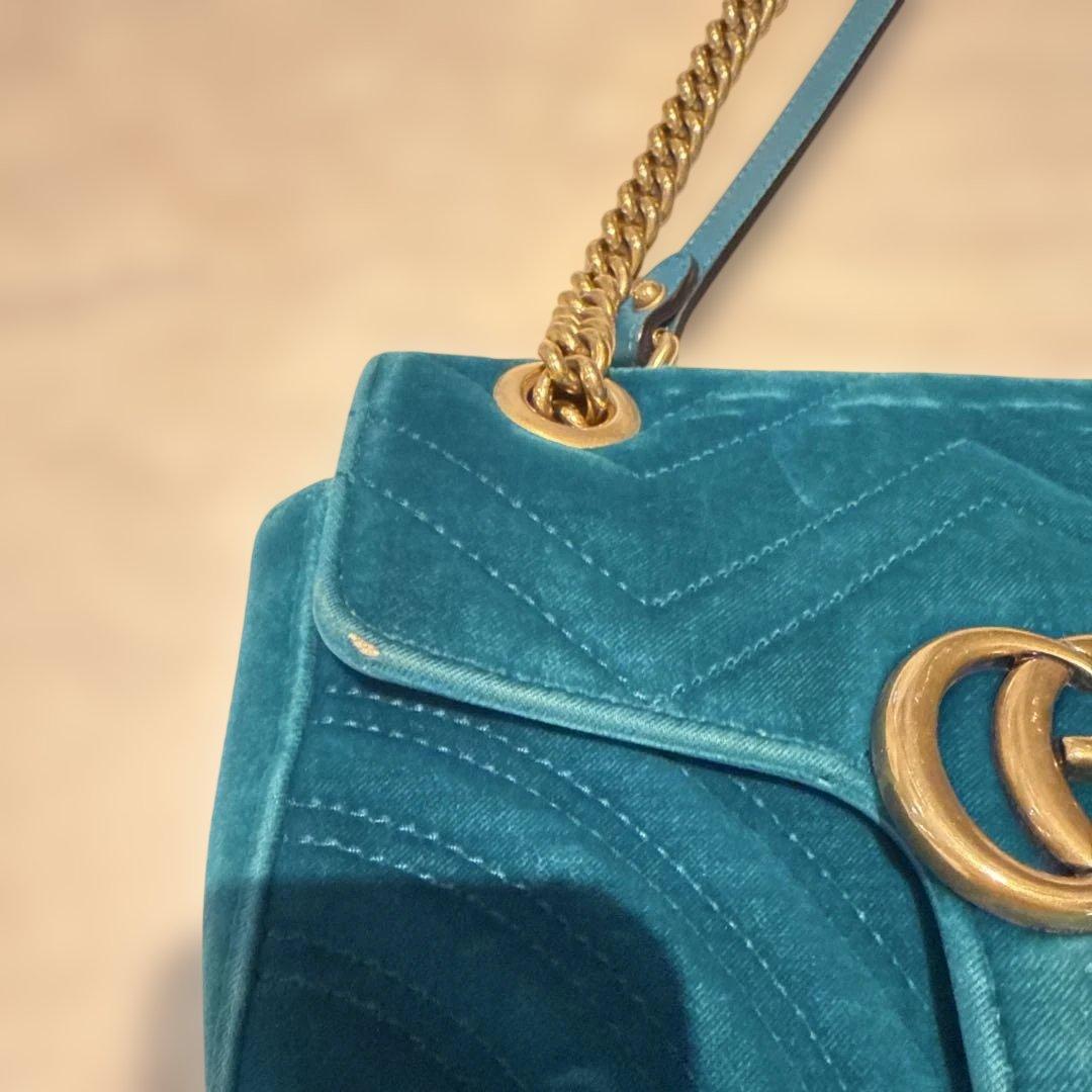 Angel Arnardo様 グッチ　ベルベット　チェーンショルダーバッグ