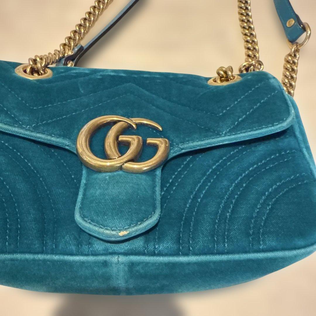 Angel Arnardo様 グッチ　ベルベット　チェーンショルダーバッグ