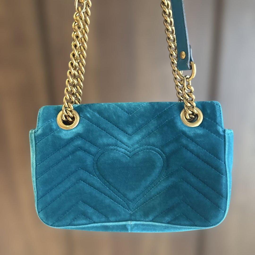 Angel Arnardo様 グッチ　ベルベット　チェーンショルダーバッグ