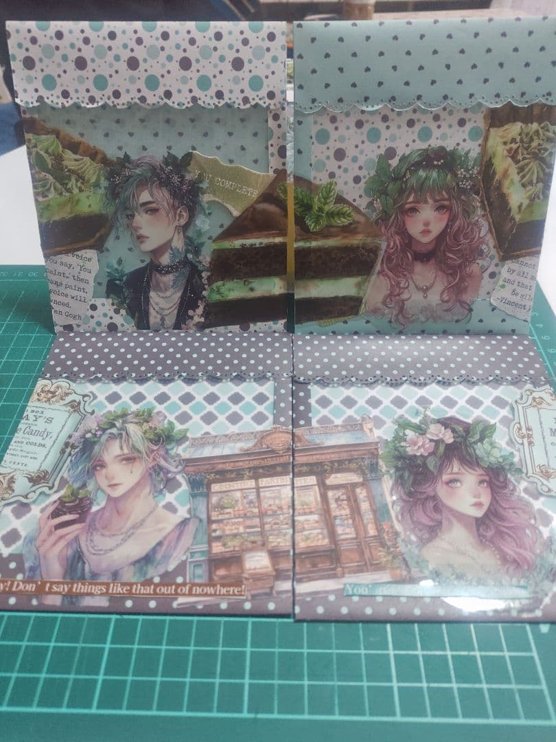 窓付き平袋4枚セット