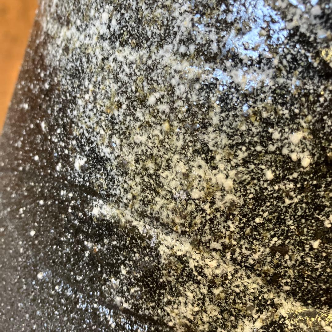 昭和レトロ 信楽焼 陶器製 木のりフクロウ 梟 装飾 傘立て アンブレラスタンド