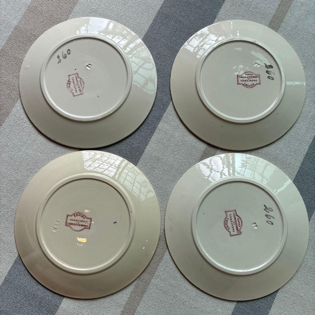 希少　サルグミンヌ ファボリ　ディナープレート A フランスアンティーク食器