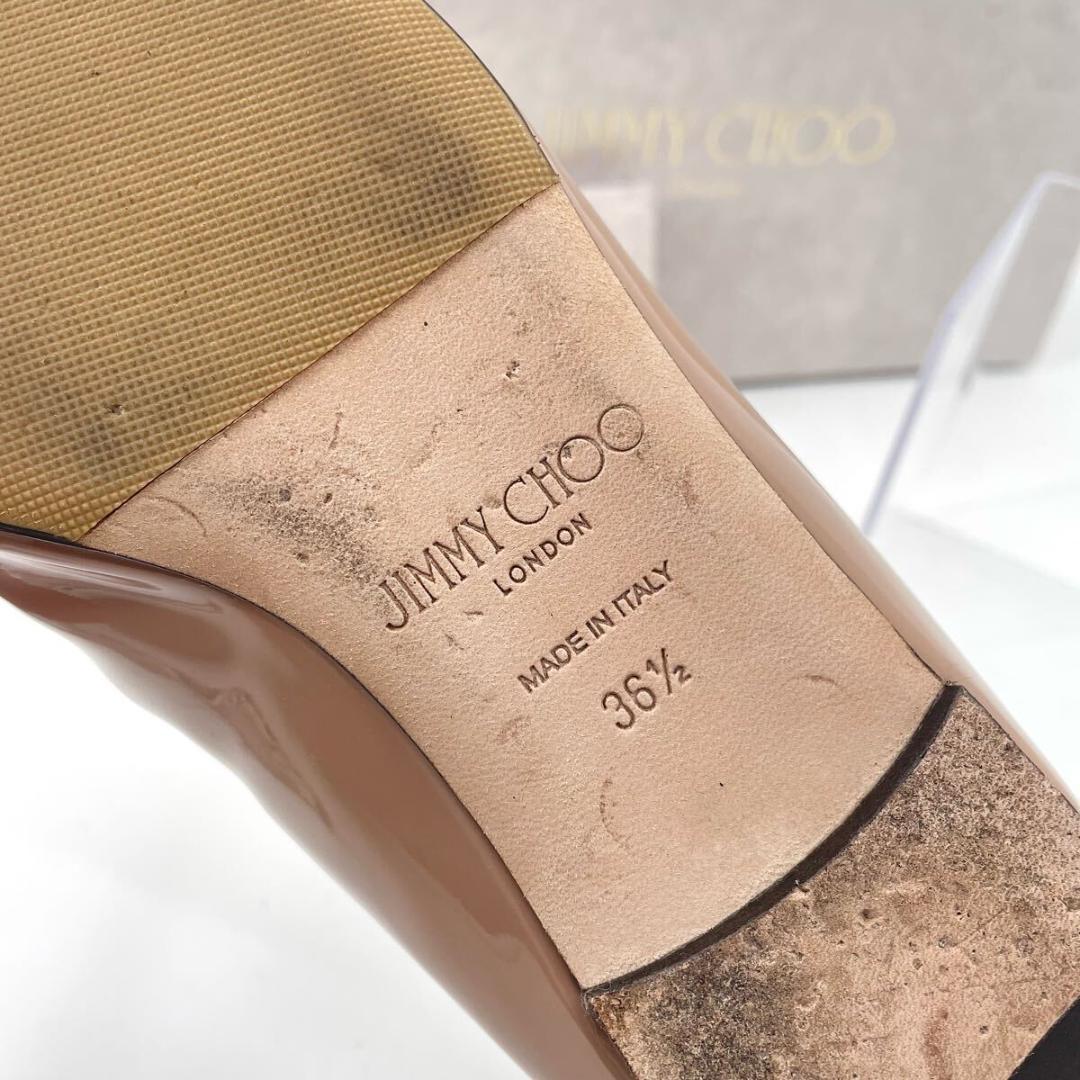 ジミーチュウ JC パール フラット パンプス ドレスシューズ 36.5 靴