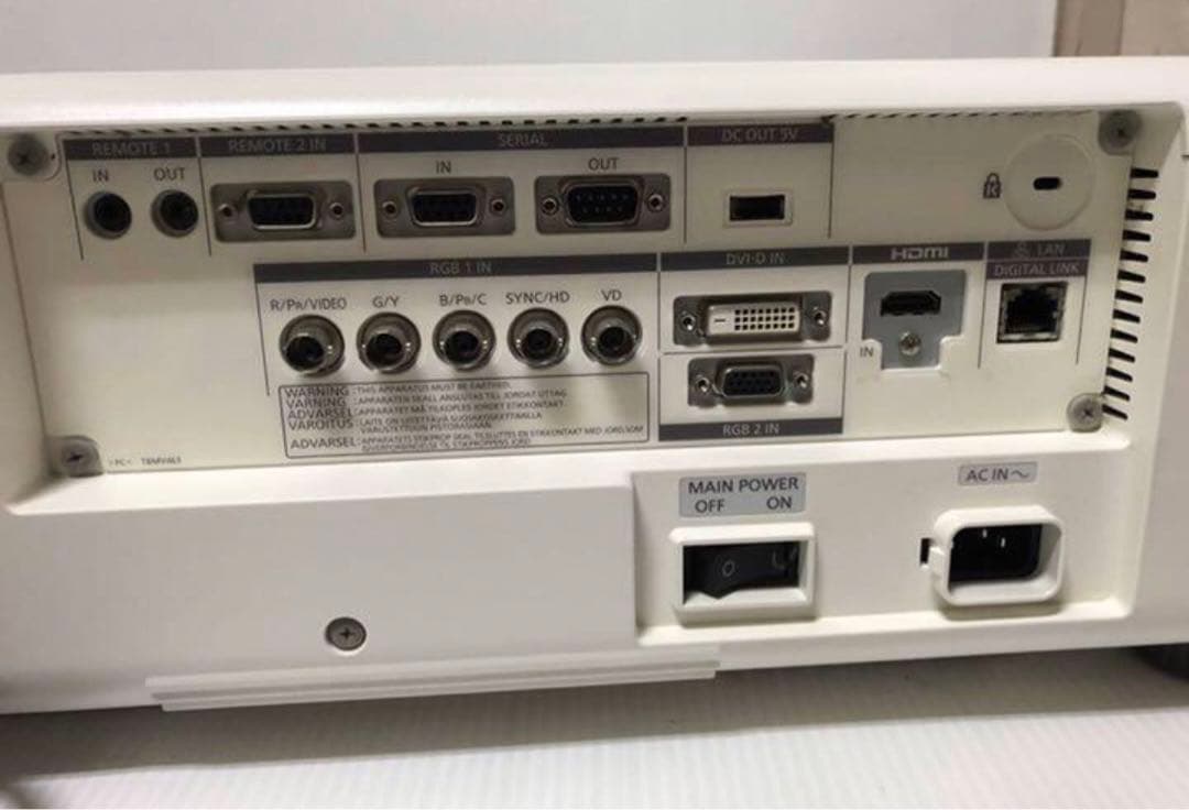 Panasonic PT-DW750JW 7000ルーメン ランプ新品 日本製