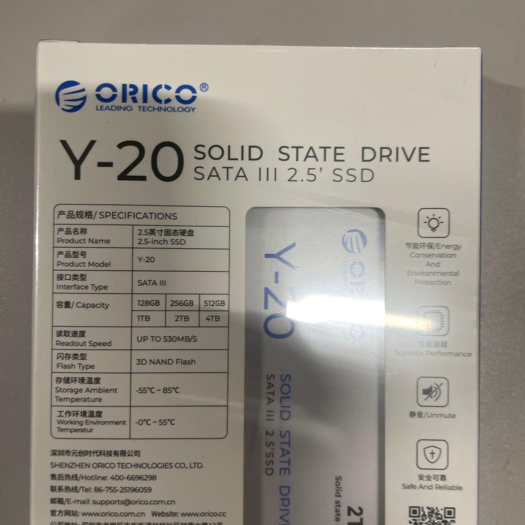 ORICO Y-20 2TB SATA III 内蔵SSD　新品未使用