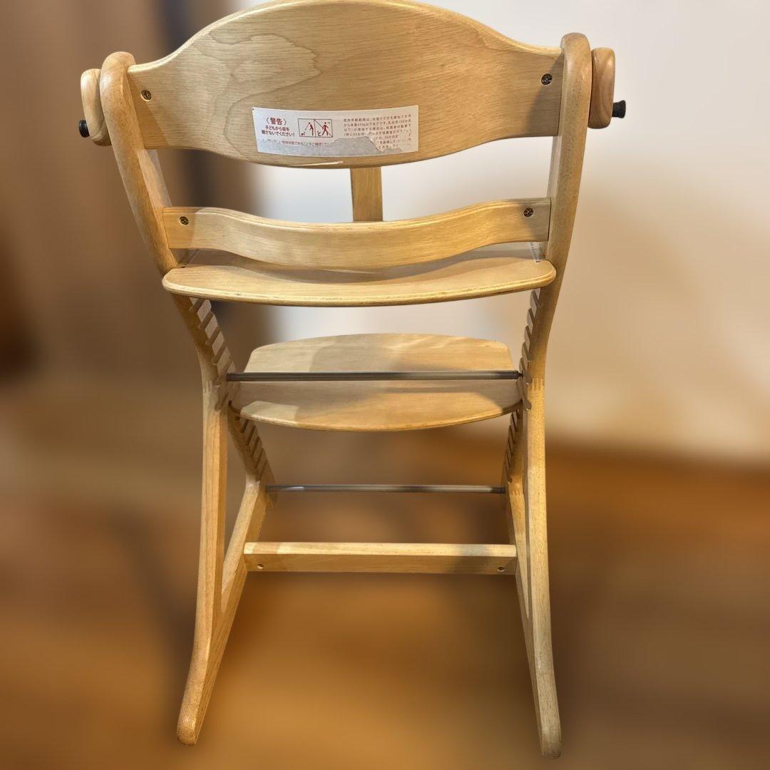 【美品・匿名配送】大和屋 すくすくチェアスリムプラス テーブル•ガード付属