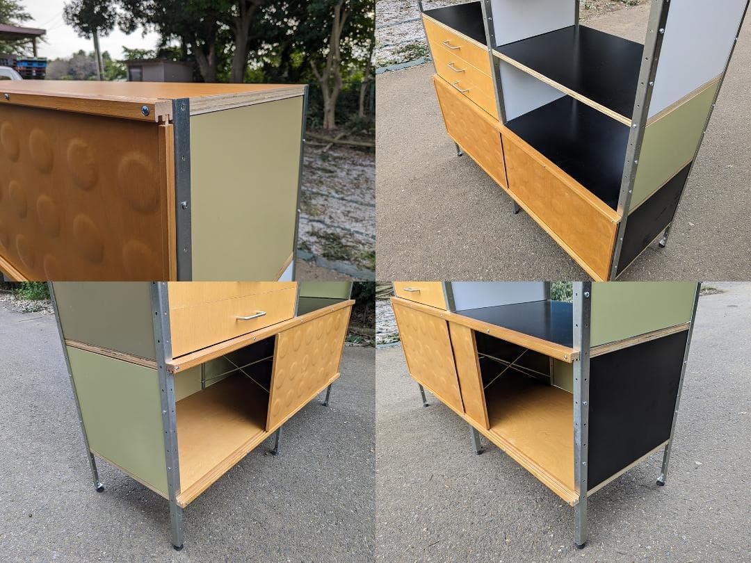 Eames イームズ ESU420 ストレージユニット シェルフ ラック タン