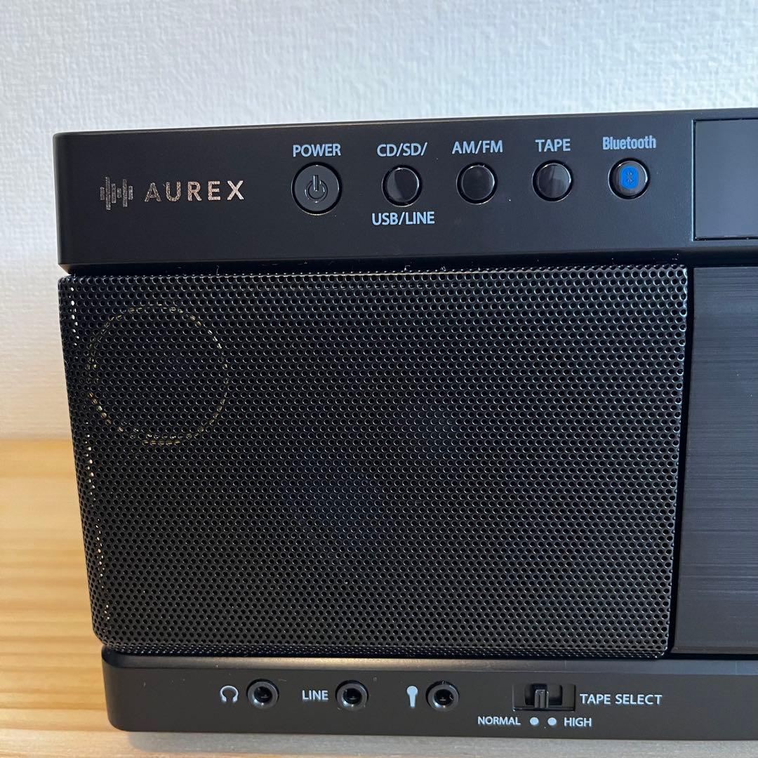 AUREX CDラジカセ　TY-AK21 【2025年7月購入 数回使用】