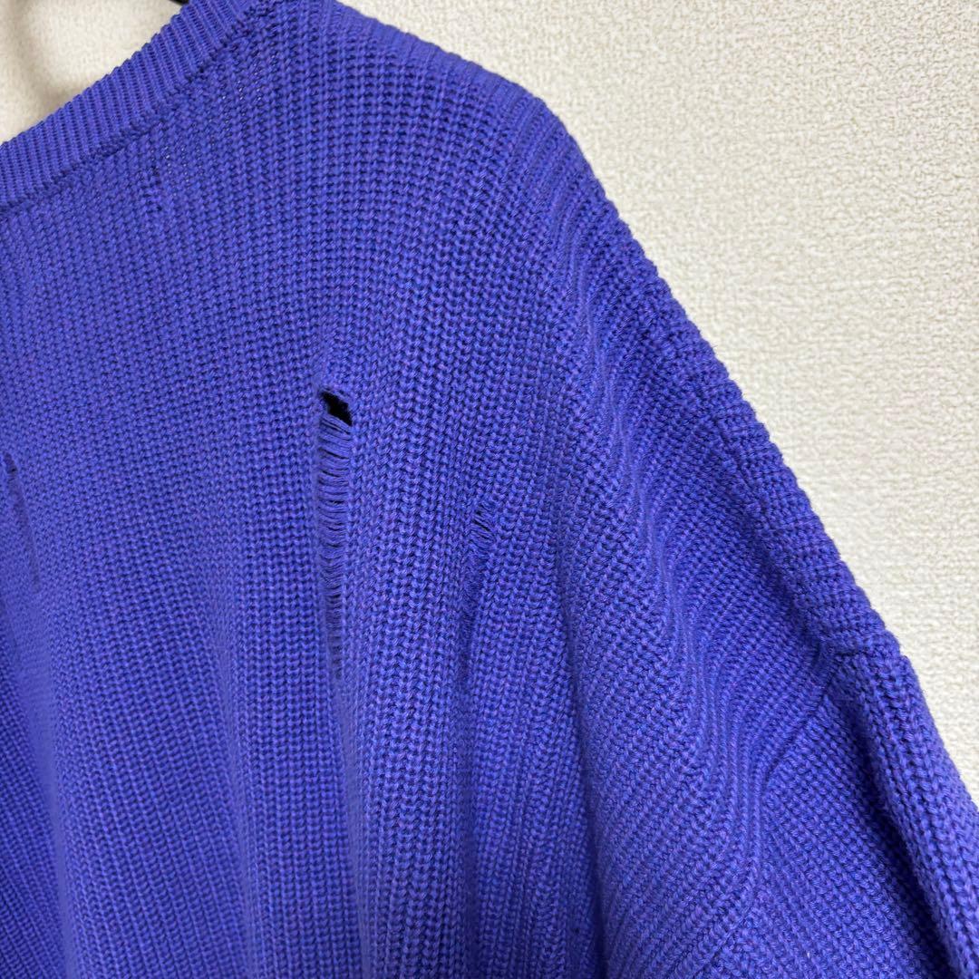 MB STANDARD ローゲージダメージニット　Lサイズ