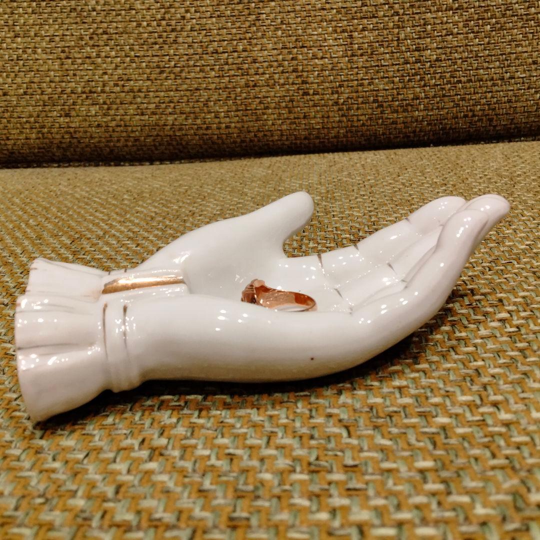 む*様 ハンド　手　無地　オブジェ　置物　ビンテージ　レア　タトゥー　レトロ