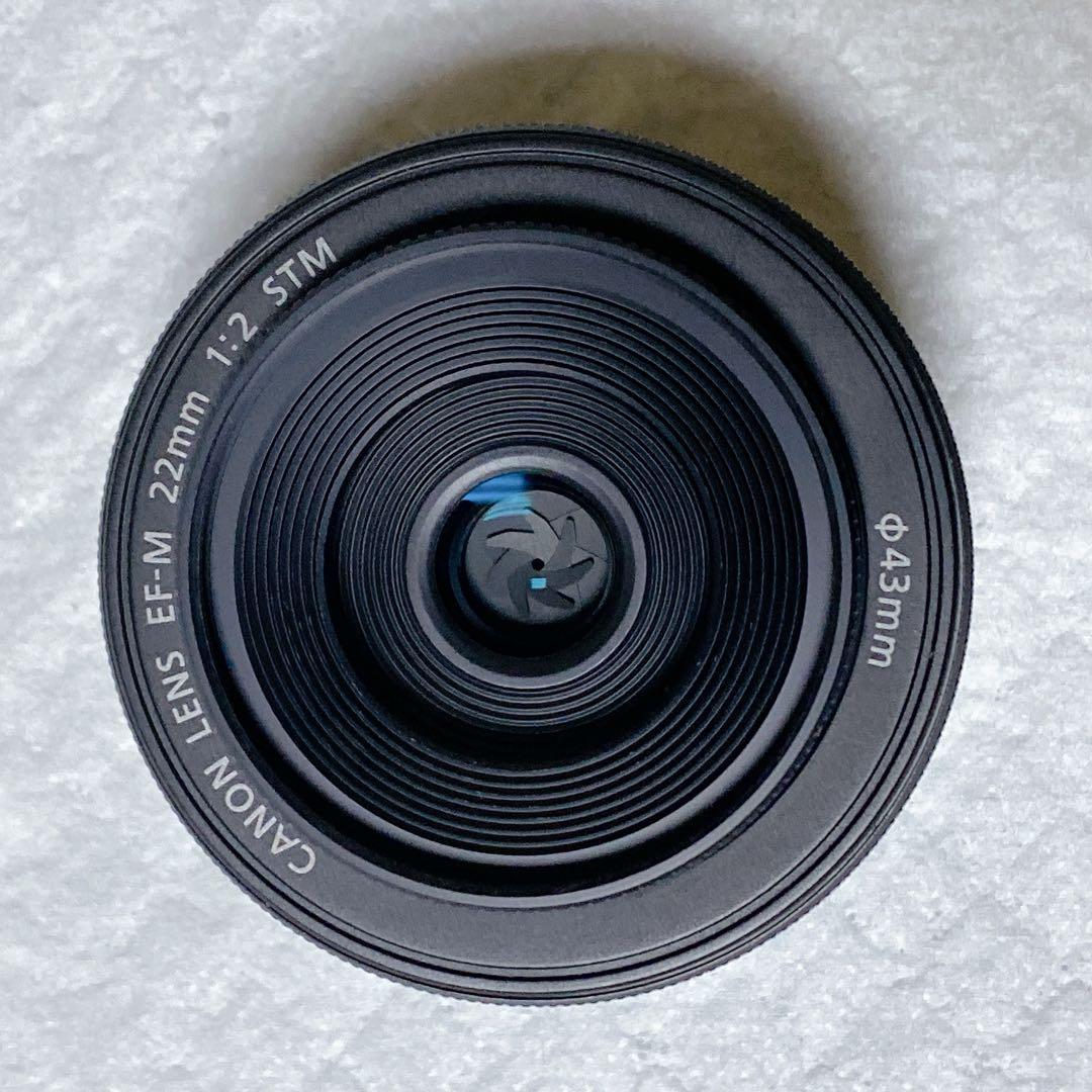 極美品 Canon 単焦点広角レンズ EF-M22mm F2 STM