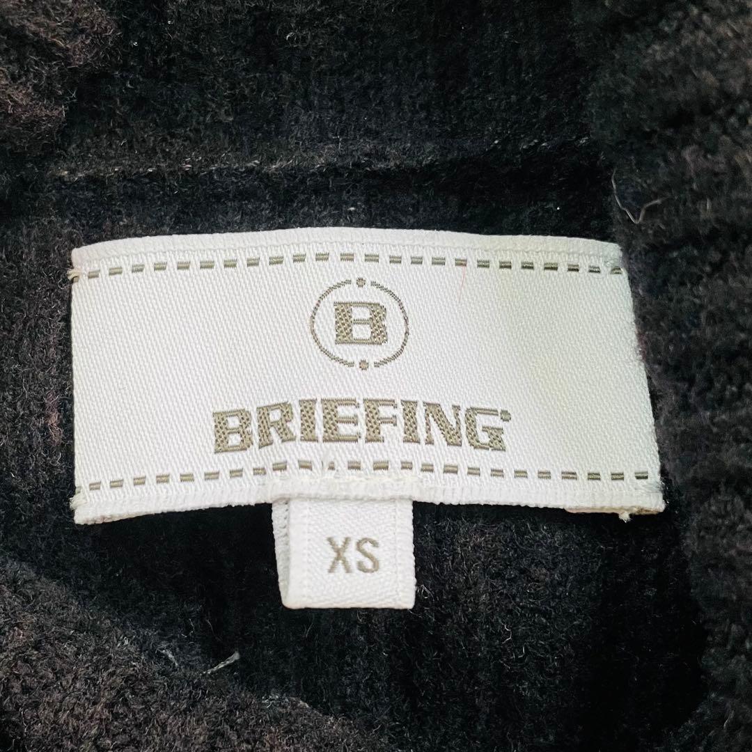 6407【美品】ブリーフィング　タートルネックリブニット　セーター　レディース