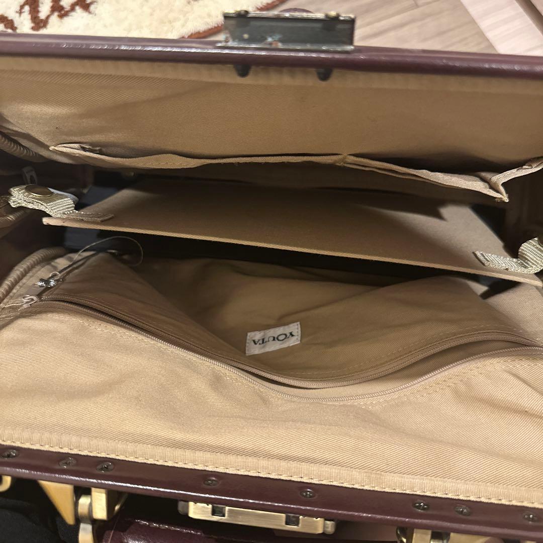 YOUTA ダレスバッグ ビジネス リュック バーガンディ