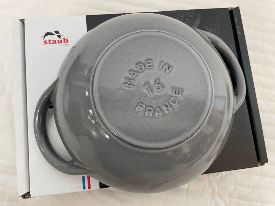 〈新品〉ストウブ　ベビーウォック　グレー