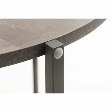 【メーカー直送】東谷 GDT-11MBフォールディングラウンドテーブル ブラウン