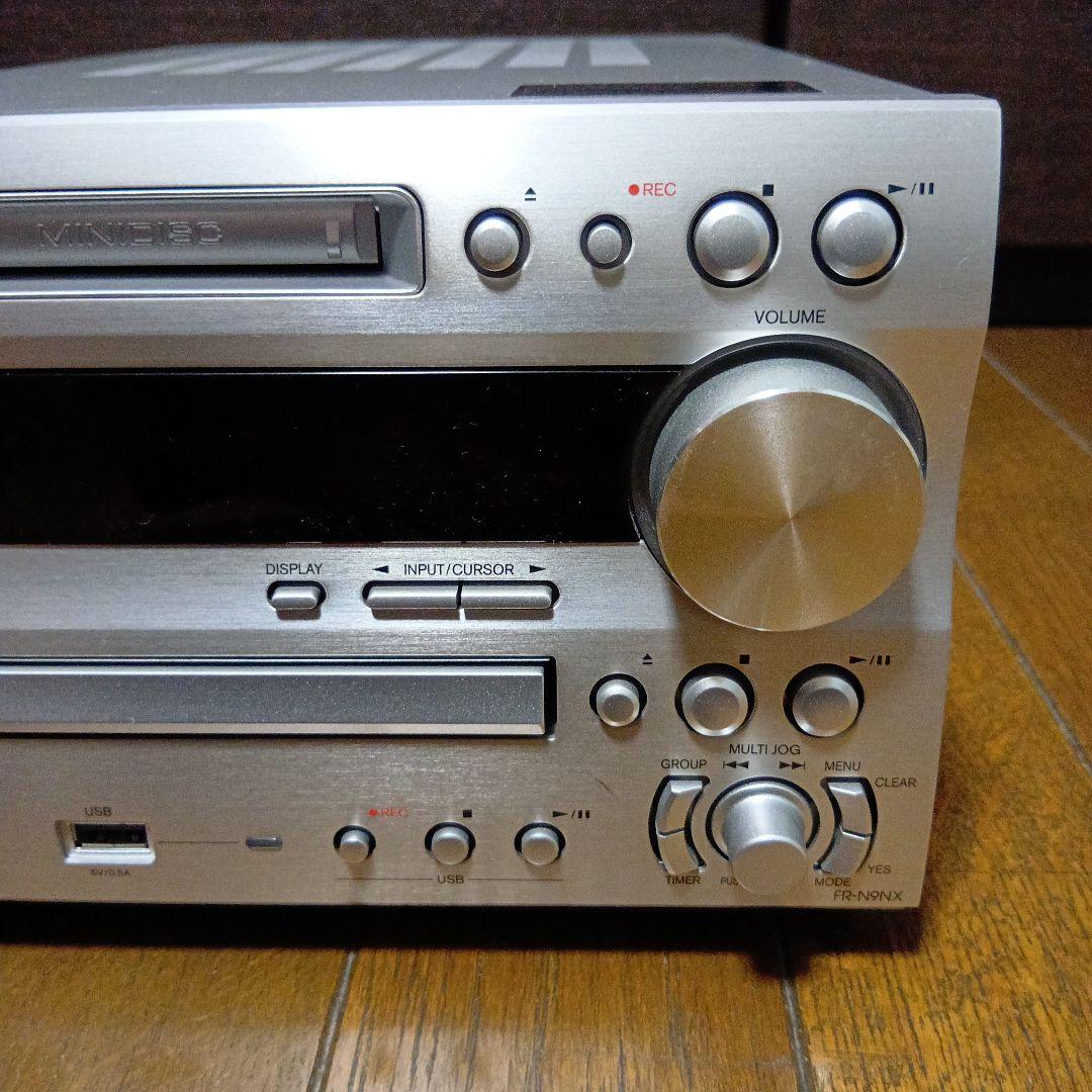 ONKYO　FR-N9NX　アンプ　リモコン　説明書　CD MD USB