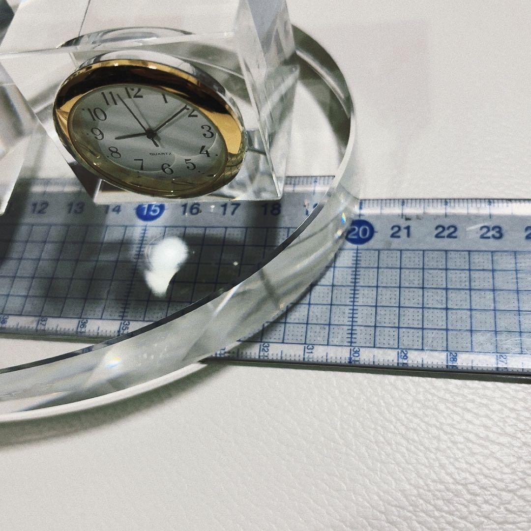 クリスタル　置き時計　セブンイレブン20000店舗達成記念