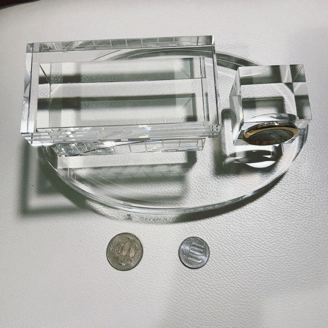 クリスタル　置き時計　セブンイレブン20000店舗達成記念