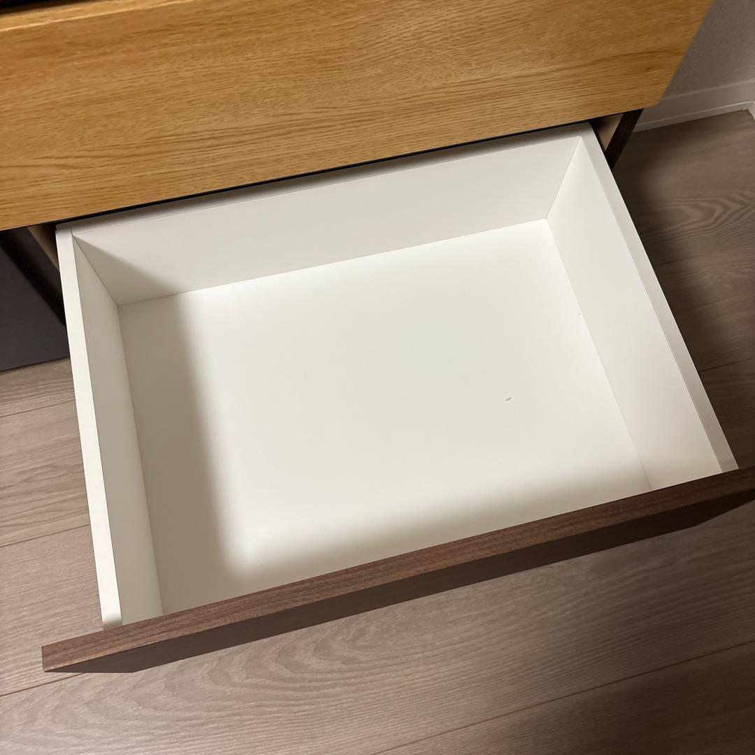 ニトリ　 ローチェスト　幅120cm　モダンデザイン　カレナ