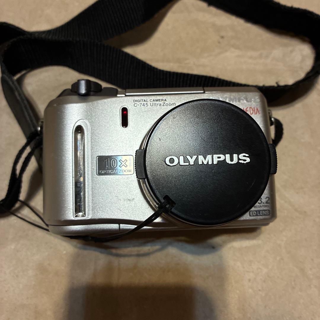 OLYMPUS CAMEDIA X-350 C-745 2台セットXDカード付き