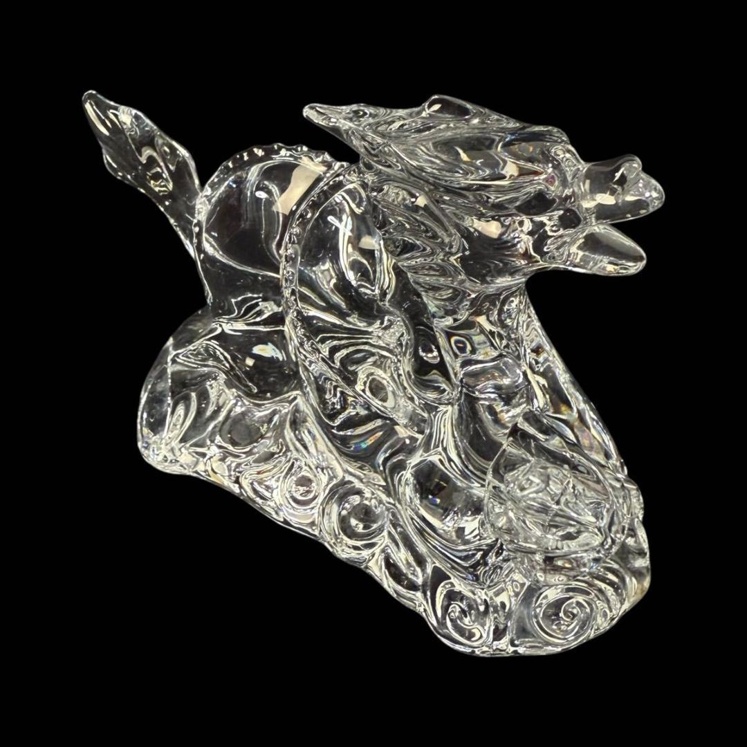 【未使用】Baccarat 干支 辰 クリスタルガラス フィギュリン 置物元箱付