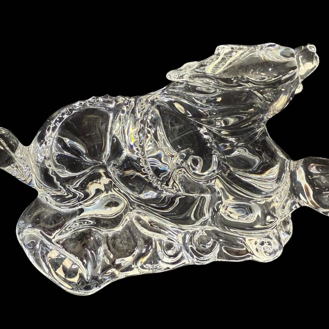 【未使用】Baccarat 干支 辰 クリスタルガラス フィギュリン 置物元箱付