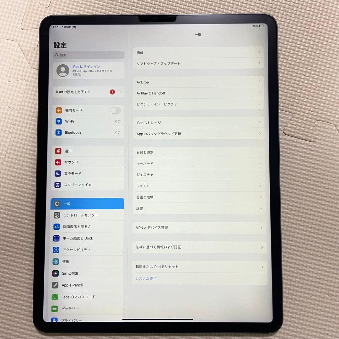 Apple iPad Pro 12.9インチ 第4世代 128GB 充電器付き