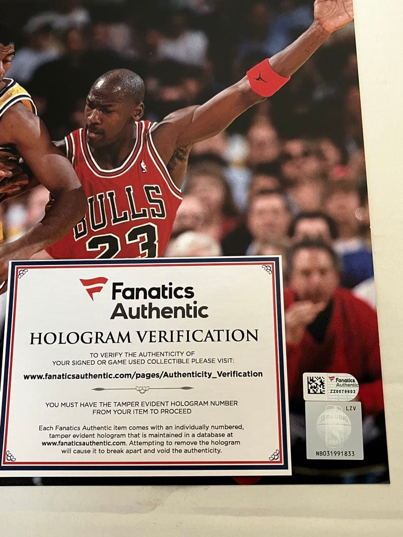 NBAサイン マジック・ジョンソン氏 直筆サイン　証明書有り