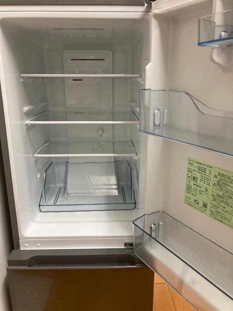 【一人暮らし用】HITACHI 冷蔵庫 RL-154NA