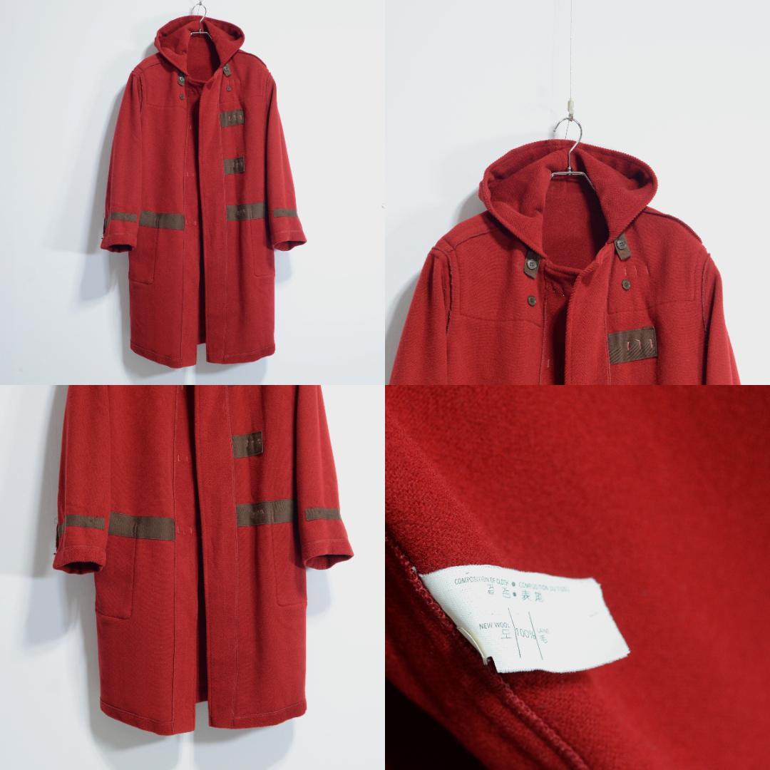 超極上希少品 グローバーオールモンティー ムーアブルック ダッフル 赤 XS