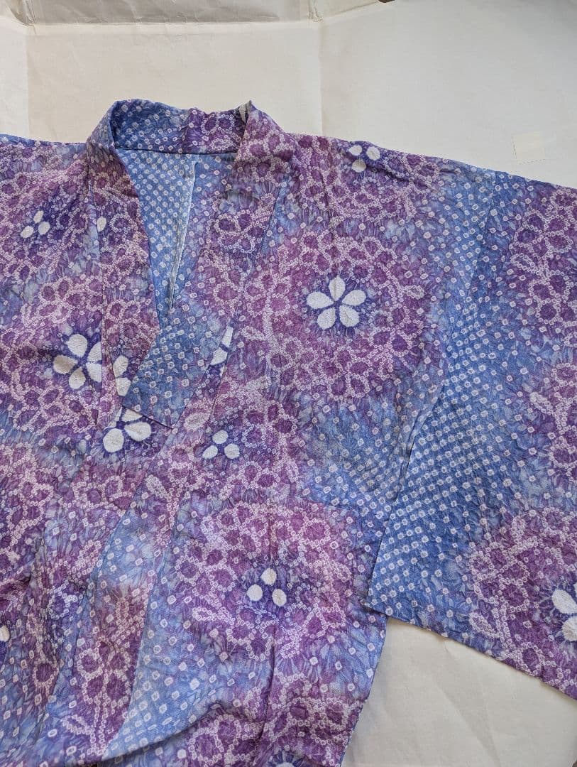 有松鳴海絞り　有松絞り　浴衣　キモノバイナデシコ