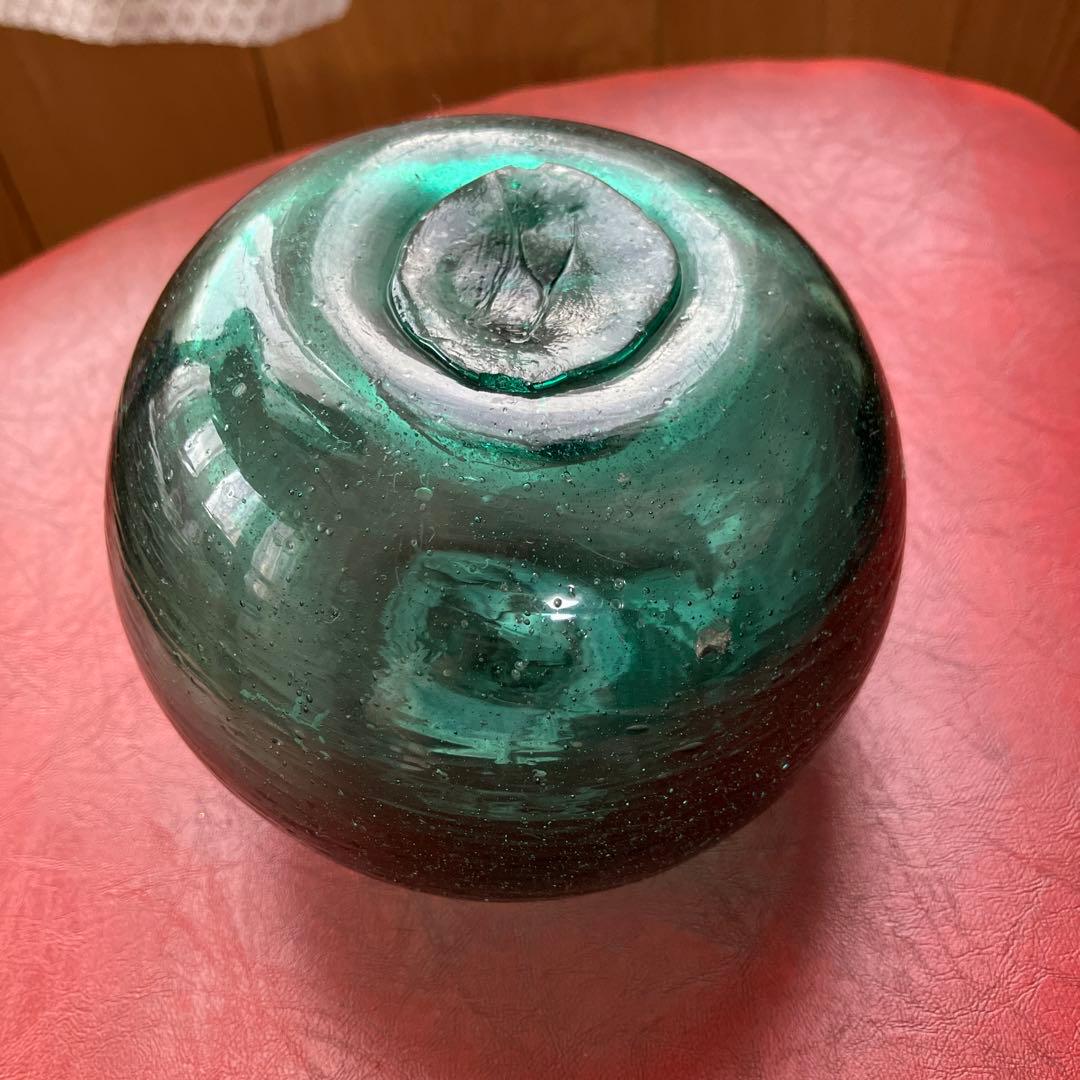 浮き玉　ガラス玉　楕円球