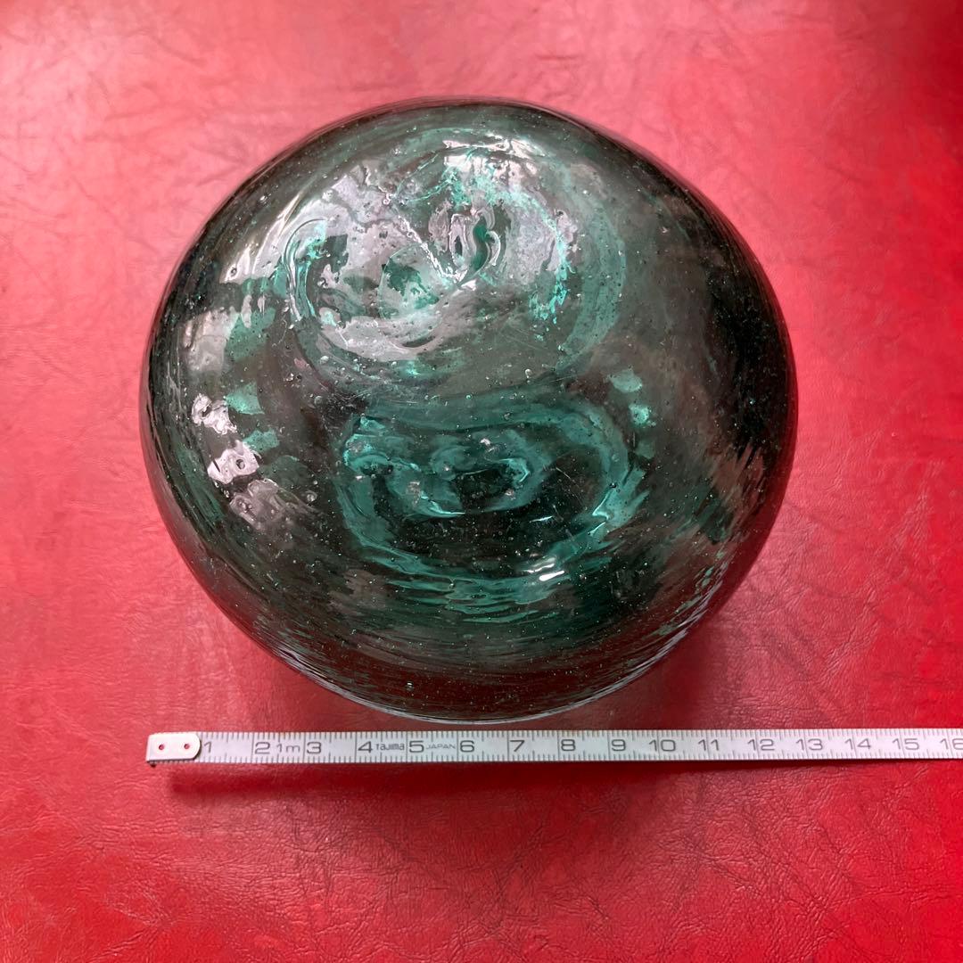 浮き玉　ガラス玉　楕円球