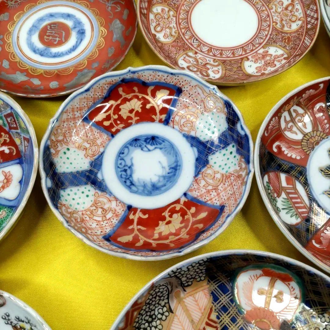 有田焼伊万里焼古伊万里大聖寺伊万里九谷焼古九谷豆皿小皿4寸皿10客アソートセット